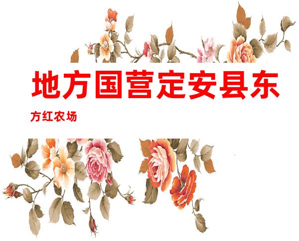 地方国营定安县东方红农场