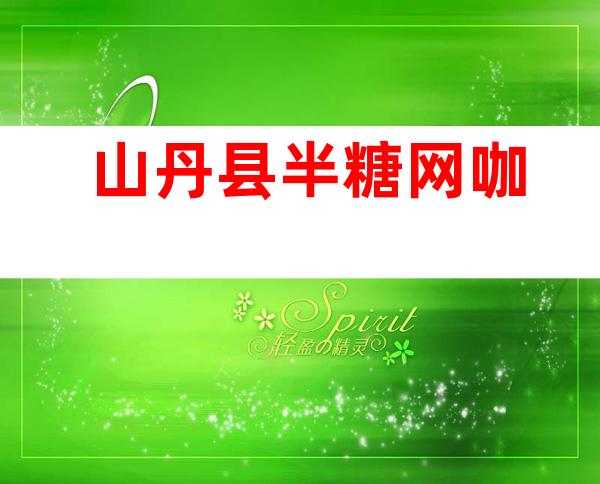 山丹县半糖网咖