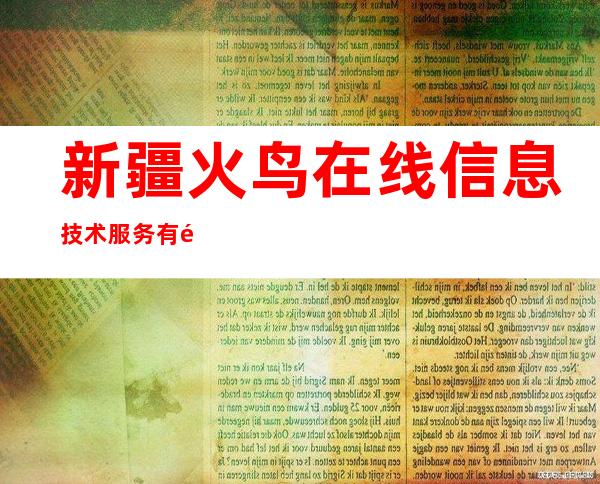 新疆火鸟在线信息技术服务有限公司