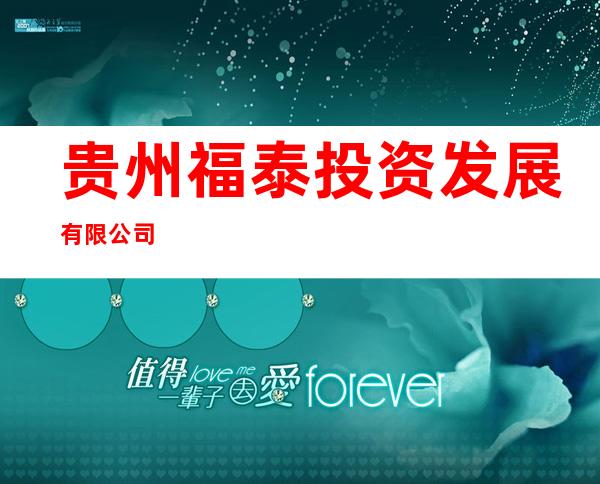 贵州福泰投资发展有限公司